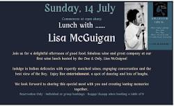 lunch with Lisa McGuigan