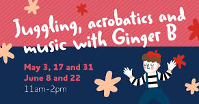 Juggling, acrobatics and music with Ginger B