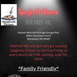 Hounds MC Monthly Spaghetti Dinner