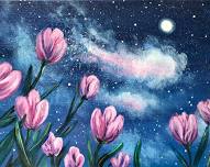 Celestial Tulips, a PAINT & SIP EVENT with Lisa