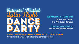 Latin Night Dance Party at the Farmers' Market