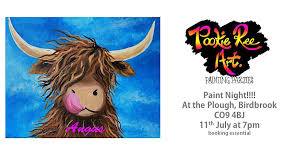 Angus the Highland Cow  -  Thurs 11 July 7pm -  Plough, Birdbrook CO9 4BJ