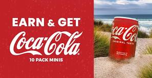 Earn & Get – Coca-Cola 10 Pack Minis