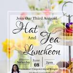 3rd Annual Hat& Tea Luncheon