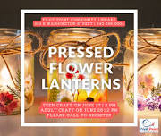 Teen Craft: Pressed Flower Lanterns -- Please call to register