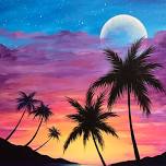 Paint Nite: Sunset Palm Paradise