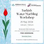 Turkish Water Marbling (Ebru) Art Workshop