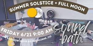 Summer Solstice + Full Moon Sound Bath