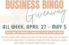 Shop Small Business Week - Bingo Giveaway at Mashpee Commons, Now - May 5