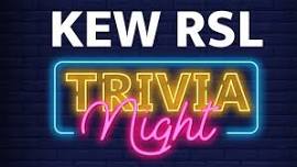 KEW RSL TRIVIA NIGHT