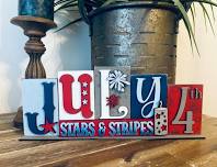 Reversible Summer/4th of July Sign