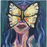 Gold Leaf Butterfly Face @ Lost and Found, Knutsford