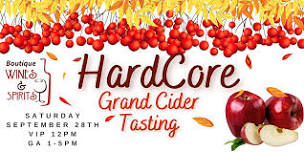 Hardcore Fall Grand Cider Event 2024