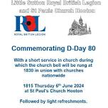 Commemorating D-Day 80 in Little Sutton