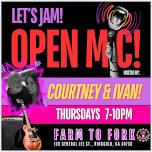 Thursday: OPEN MIC NIGHT with Courtney & Ivan!