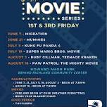 Outdoor Summer Movie Series