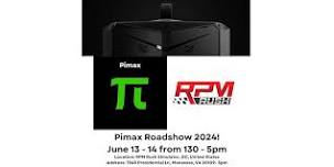 Pimax and RPM Rush Simulation Racing VR Headset Promo