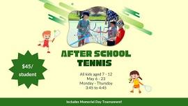 Kids' After School Tennis Program