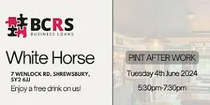 Pint After Work at the White Horse Pub: Shrewsbury