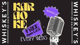 Karaoke ! – EVERY WEDNESDAY