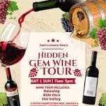 Hidden Gem Tour Fairfield & Suisun Valley Wineries