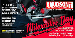 Milwaukee Day at Knudson Lumber