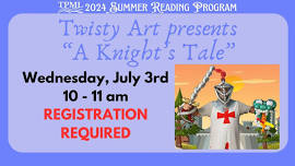 Summer Reading Program: Twisty Art presents: 