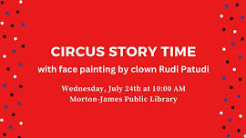 Circus-themed Story Time with Face Painting