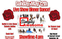 Hampton! Sunday May 12th Mother's Day Dinner Dance Live Show Cash Bar Live Music Day Party Buffet Live Band & DJ