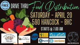 FREE Drive-Thru Food Distribution -April 20