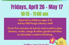 Spring Story Time at the Old Forge Library