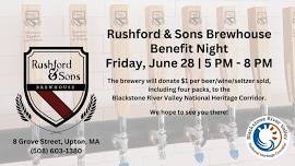 Benefit Night at Rushford & Sons Brewhouse