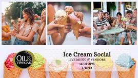 Ice Cream Social and Pop-Up Shops