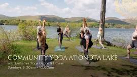 Community Yoga at Onota Lake