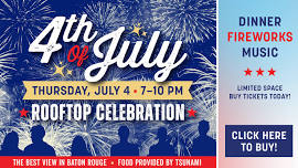 Fourth of July Rooftop Celebration — LSU Museum of Art