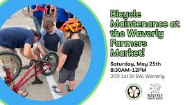 Bicycle Maintenance & Safety Checks at the Waverly Farmers Market