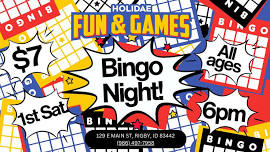 Bingo at Holidae Fun & Games