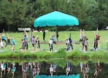 Yoga at the Botanic Park