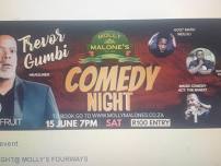 COMEDY NIGHT@ MOLLY'S FOURWAYS - 18h00