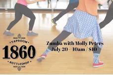 Zumba with Molly Peters at 1860 Taproom - you must reserve your spot below