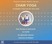 Chair Yoga, June 20th, 2024, In person program