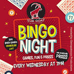 Burgundy, Beef & Bingo Night Wednesdays in the Chandelier Loft