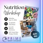  Nutrition Workshop: Fuel Your Body for Success ️‍♂️