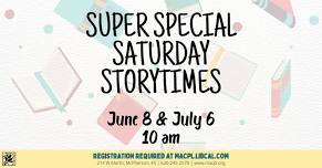 Super Special Saturday Storytimes