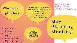 May Planning Meeting-Open to the Public