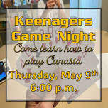 Keenagers (50+) Game Night