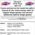 Bingo Wednesdays at the VFW