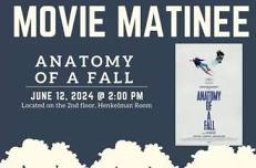 Anatomy of A Fall - Wednesday Movie Matinee