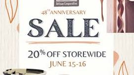 Handwork's 20% Off Storewide Anniversary Sale