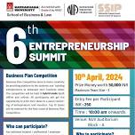 BUSINESS PLAN COMPETITION | 6th ENTREPRENEURSHIP SUMMIT